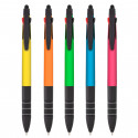 Penna con inchiostro blu nero e rosso confezione da 5 unità