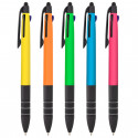 Penna con inchiostro blu nero e rosso confezione da 5 unità