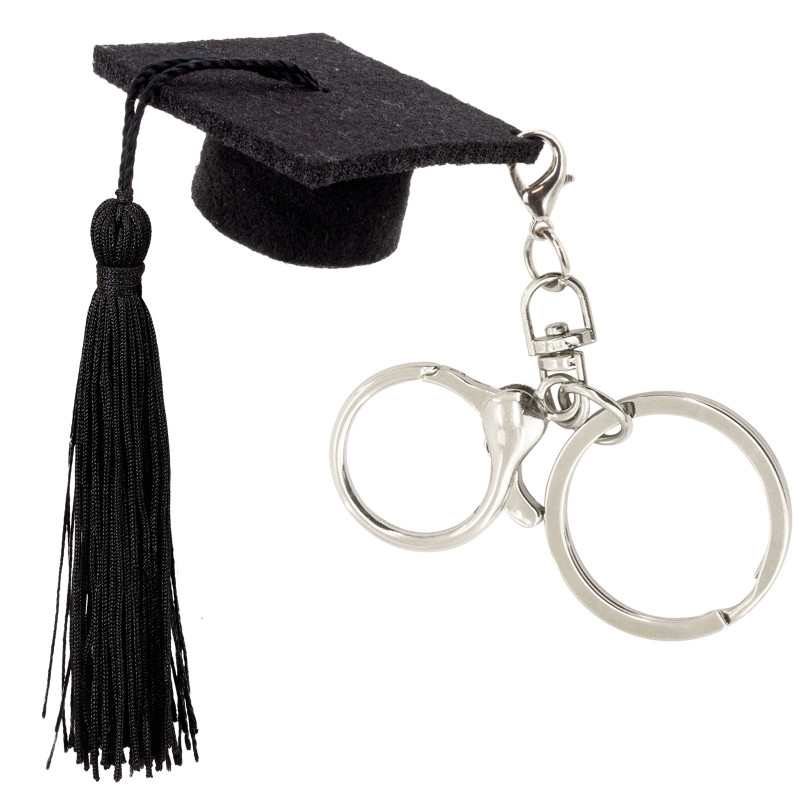 Portachiavi con berretta di laurea