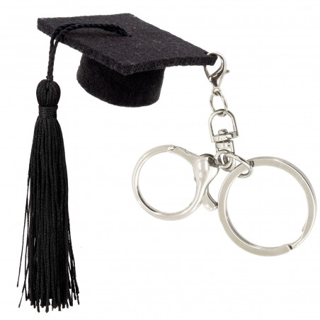 Portachiavi con berretta di laurea