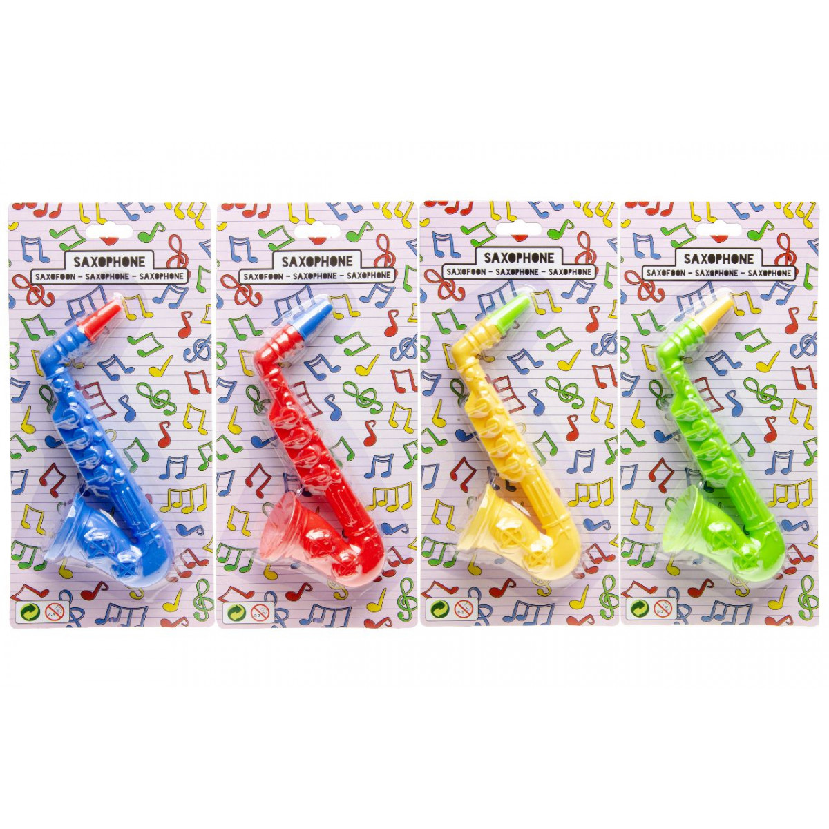 Sassofono giocattolo di 15 cm colorato