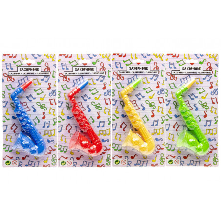 Sassofono giocattolo di 15 cm colorato