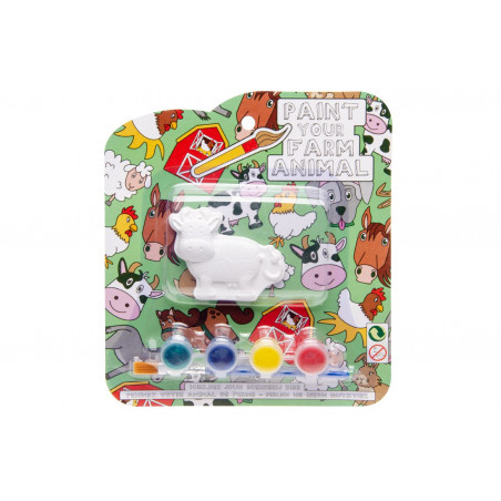Set per pitturare gesso infantile animale da fattoria