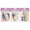Set di pittura con figura di legno per bambini