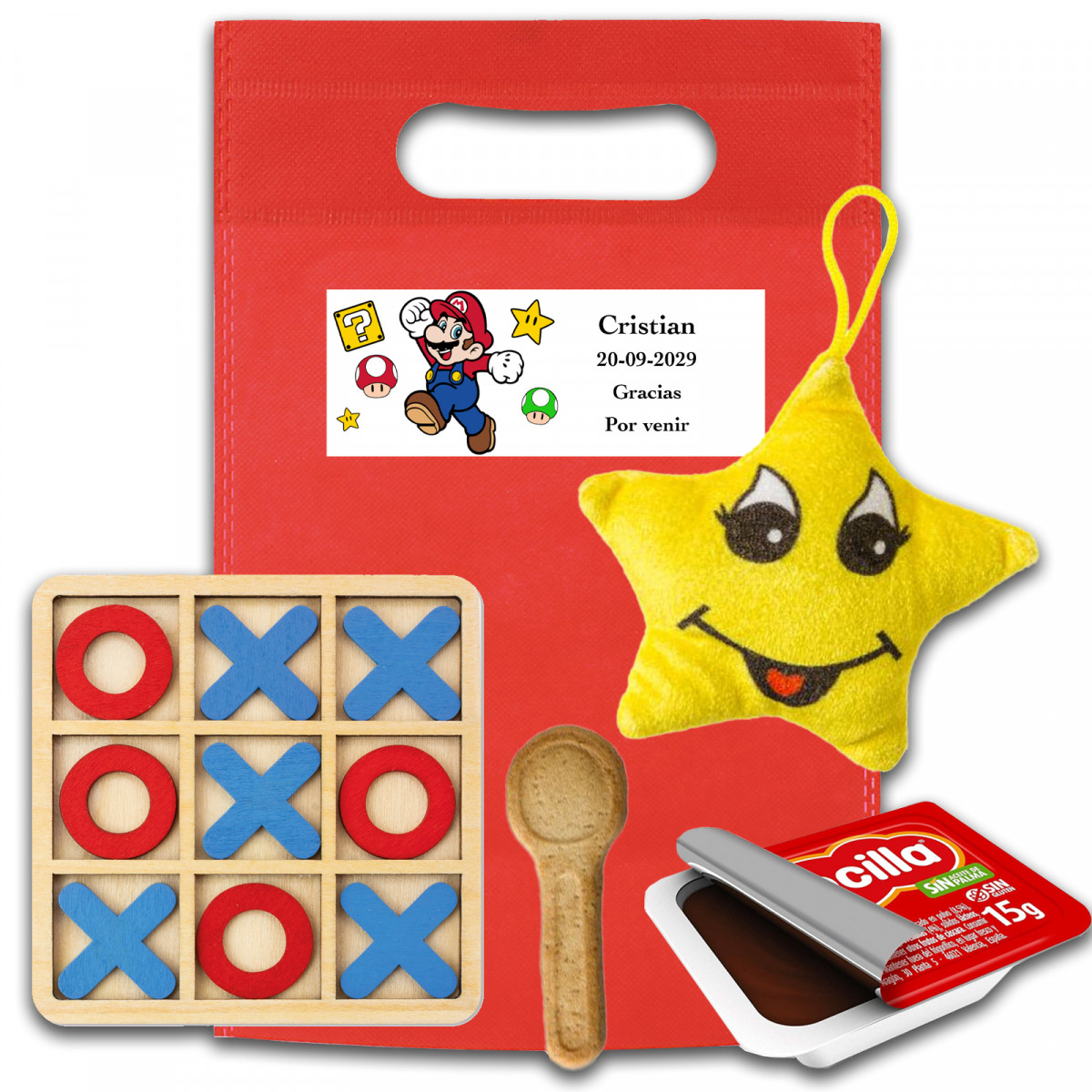 Súper mario bros borsa con regali divertenti per bambini