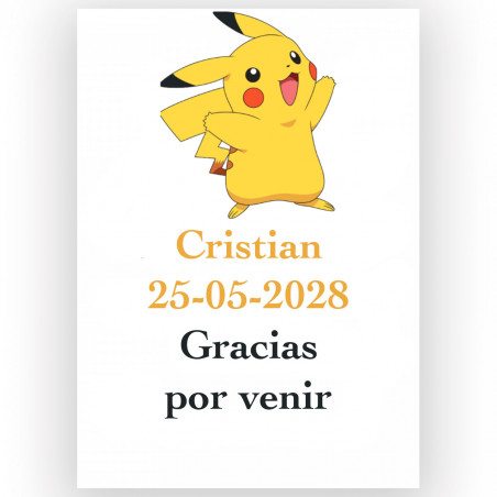 Borsa pokémon con giocattoli e dolci da regalare
