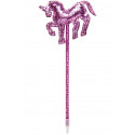 Penna unicorno con glitter
