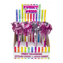 Penna unicorno con glitter