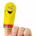 Emoji marionetta delle dita divertente con faccette di emozione