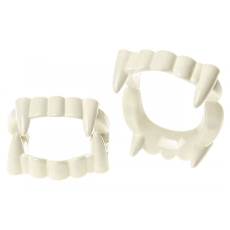 Denti di vampiro di plastica per feste ed eventi