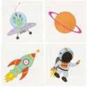 Stitch borsa con regali per bambini spaziale