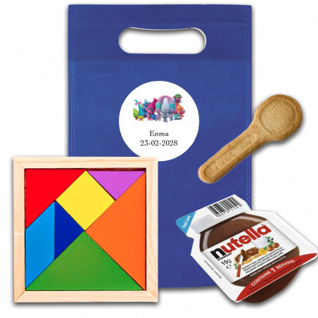 Trolls pacchetto festa per bambini con tangram