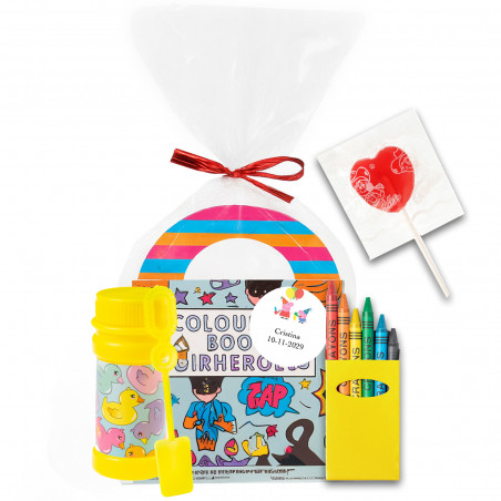 Peppa pig pacco regalo per bambini da colorare e giocare