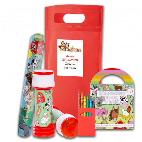 Pandilla disney pacchetto con dettagli di intrattenimento per bambini