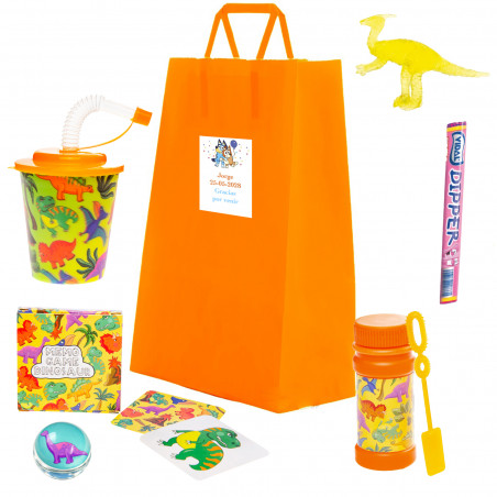 Bluey e Bingo borsa per regali infantili di dinosauri