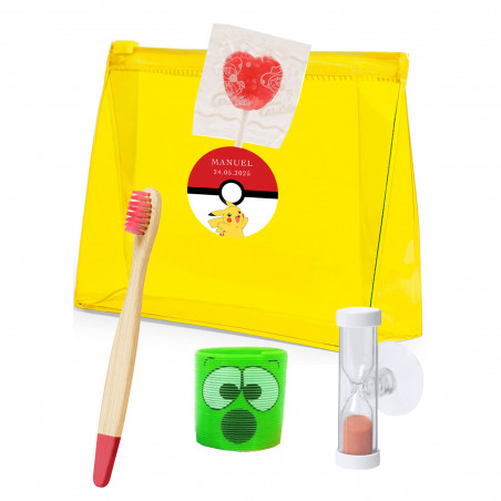 Necessaire per bambini a tema Pokemon con accessori