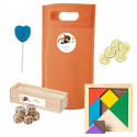 Harry Potter borsa con giochi in legno e dolcetti