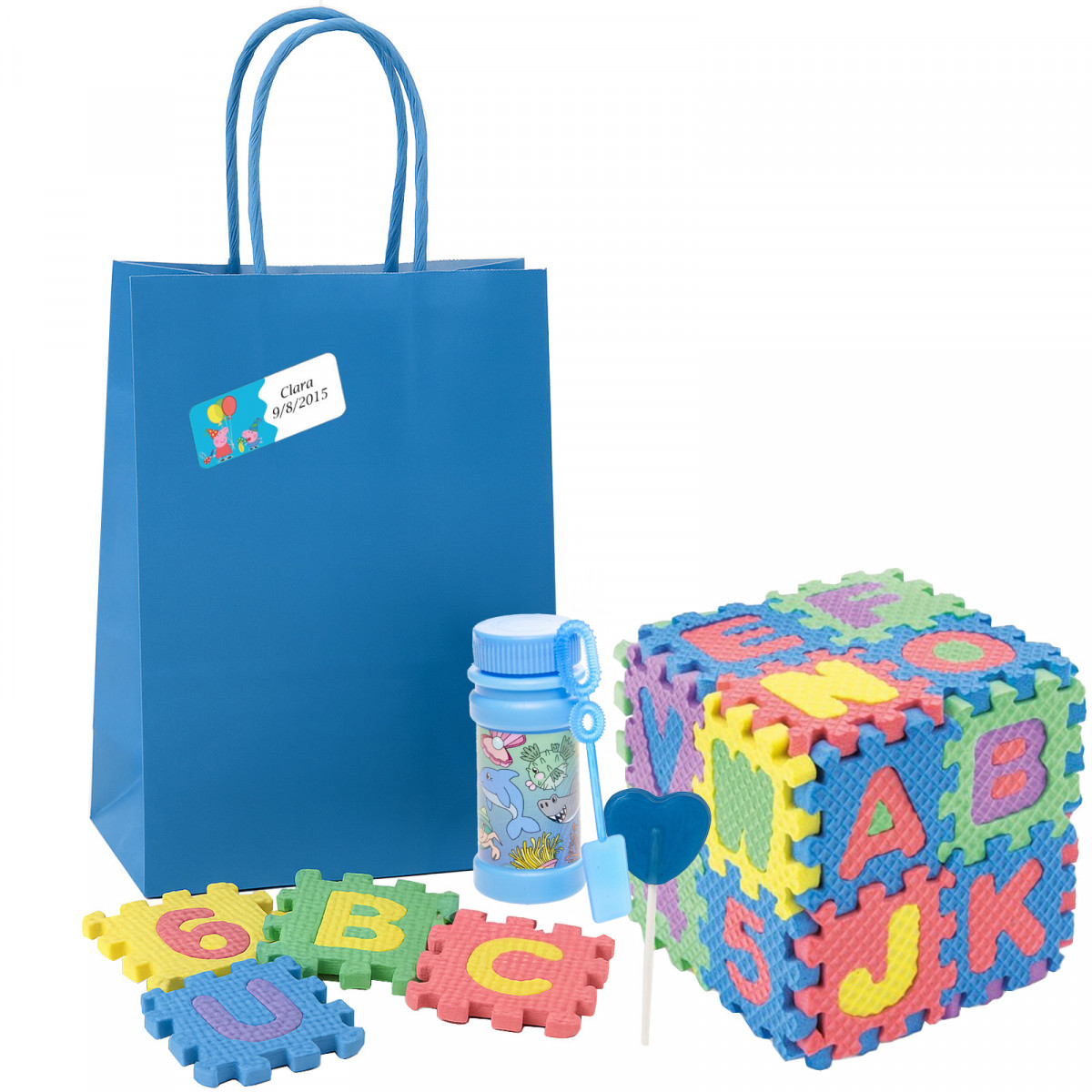 Peppa Pig, pacchetto regalo infantile personalizzato educativo