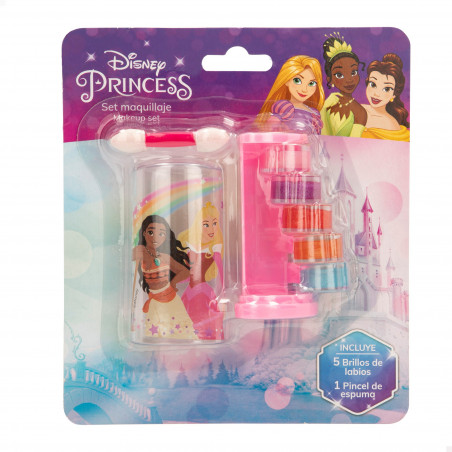 Borse fucsia delle Principesse Disney con dettagli per le invitate e dolciumi