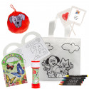 Winnie the Pooh borsa da colorare con regali