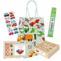 Cars pack con gioco 3 in fila e labirinto personalizzati