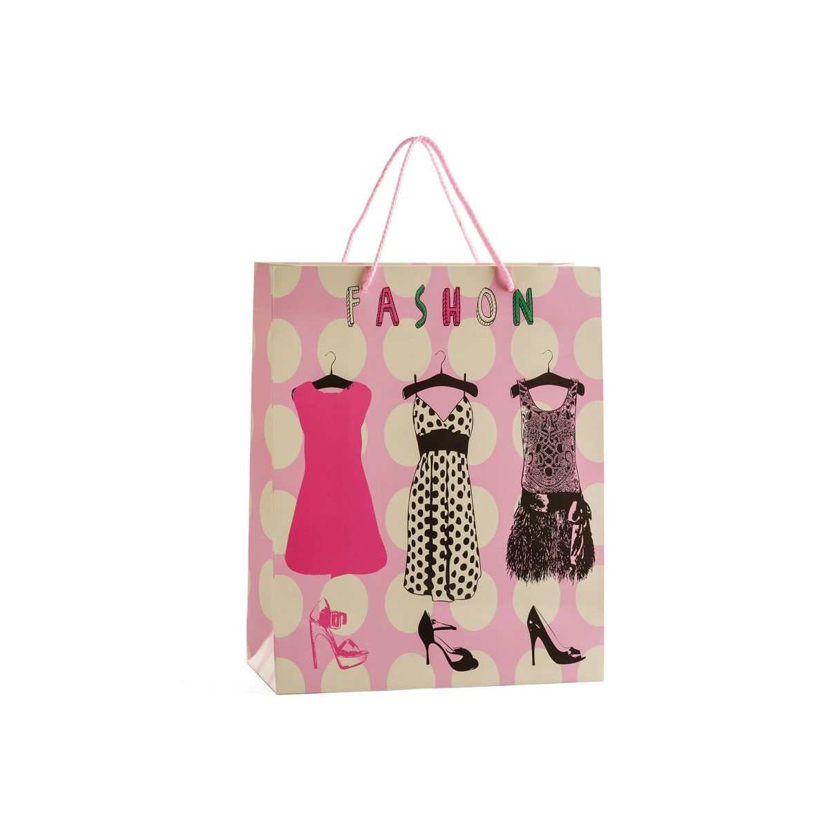 Borsa grande a pois
