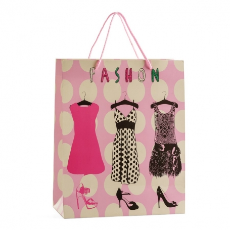 Borsa grande a pois