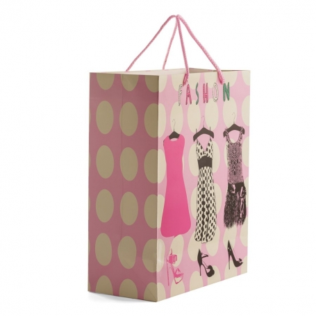 Borsa grande a pois