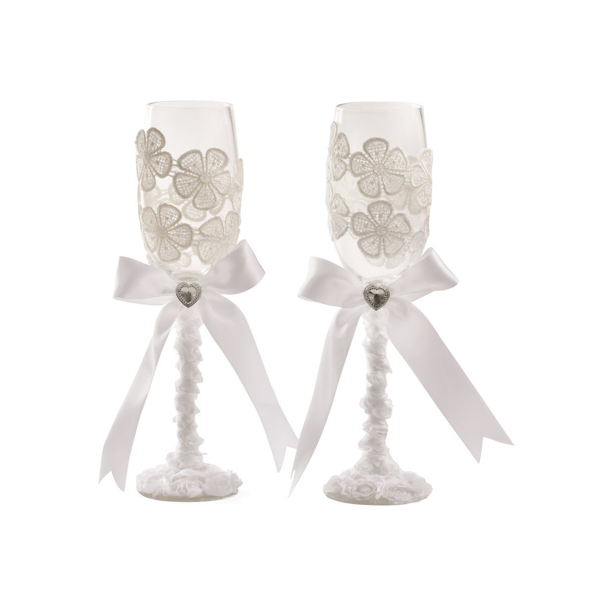 Coppe da matrimonio decorate