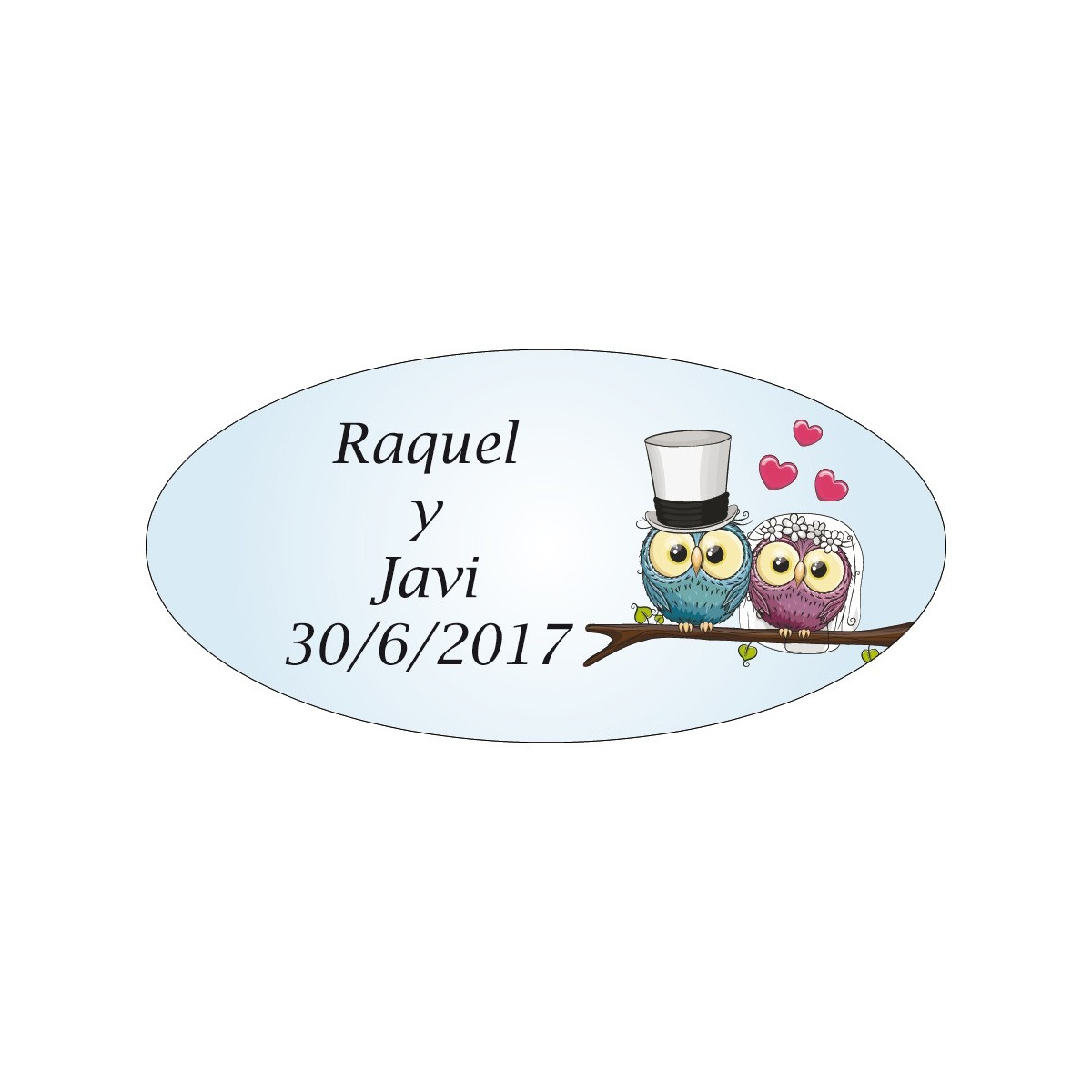 Etichette ovali originali