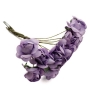 Saponi a forma di fiore in scatola a forma di cuore decorati con fiori