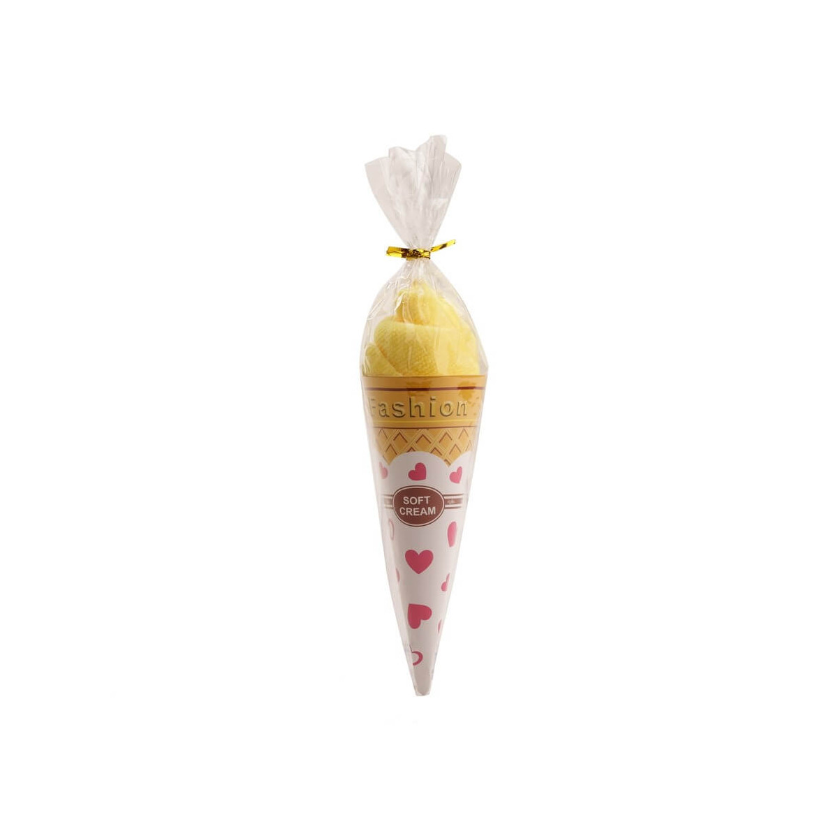 Asciugamani a forma di gelato alla vaniglia