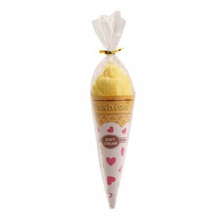 Asciugamani a forma di gelato alla vaniglia