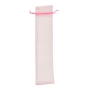 Borsa in organza 30x7 cm rosa chiaro
