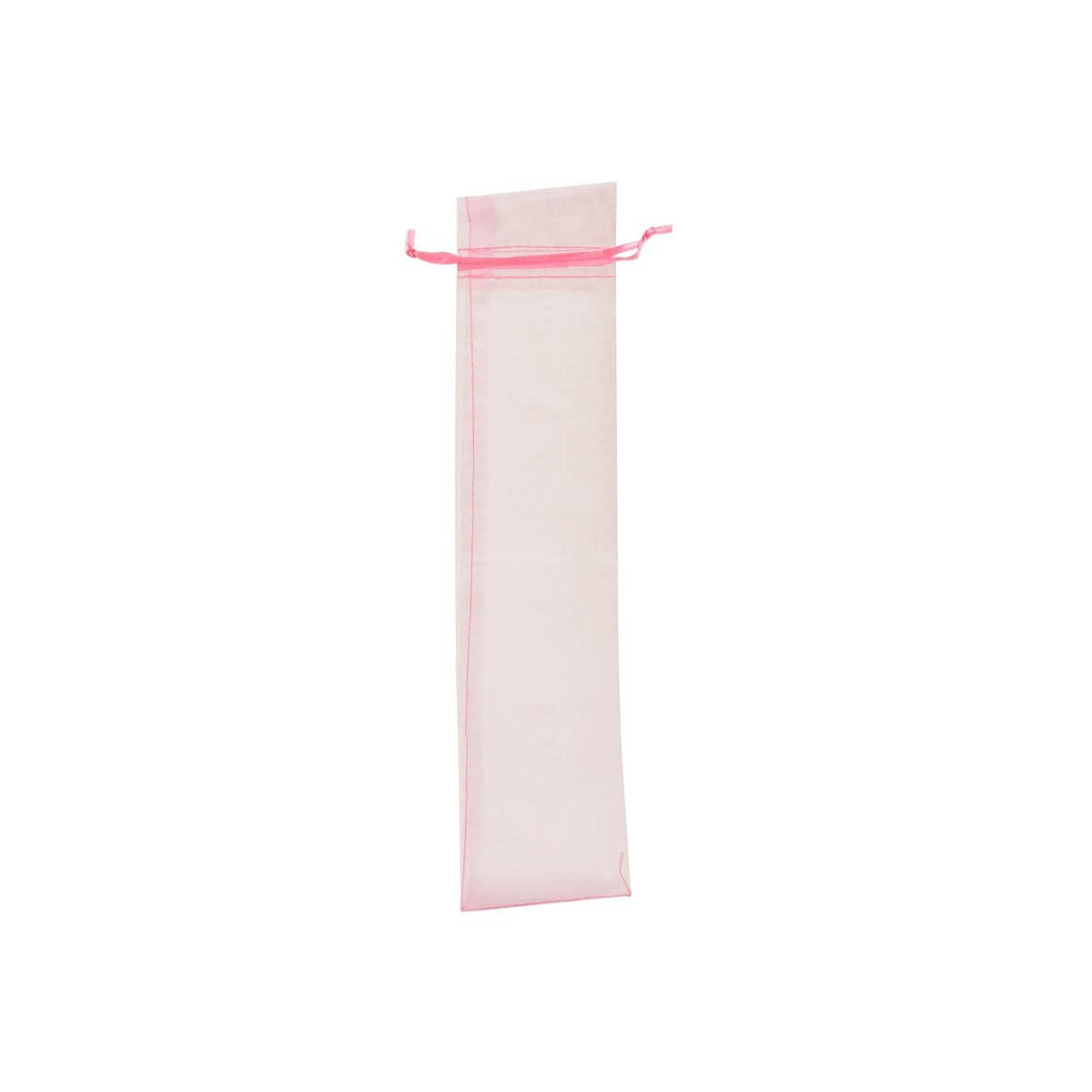 Borsa in organza 30x7 cm rosa chiaro