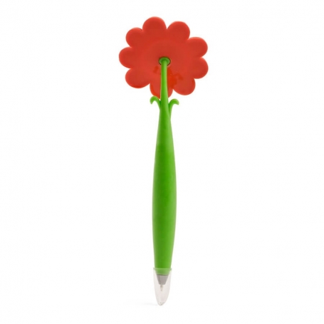 Penna dalla forma divertente per regalo, a forma di fiore con faccina sorridente