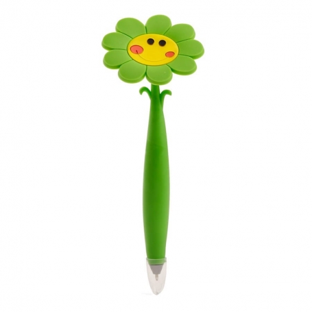 Penna dalla forma divertente per regalo, a forma di fiore con faccina sorridente