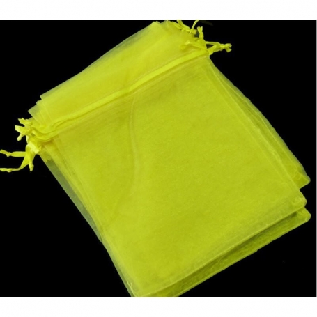Portafoto infantile in sacchetto di organza personalizzato con adesivo infantile
