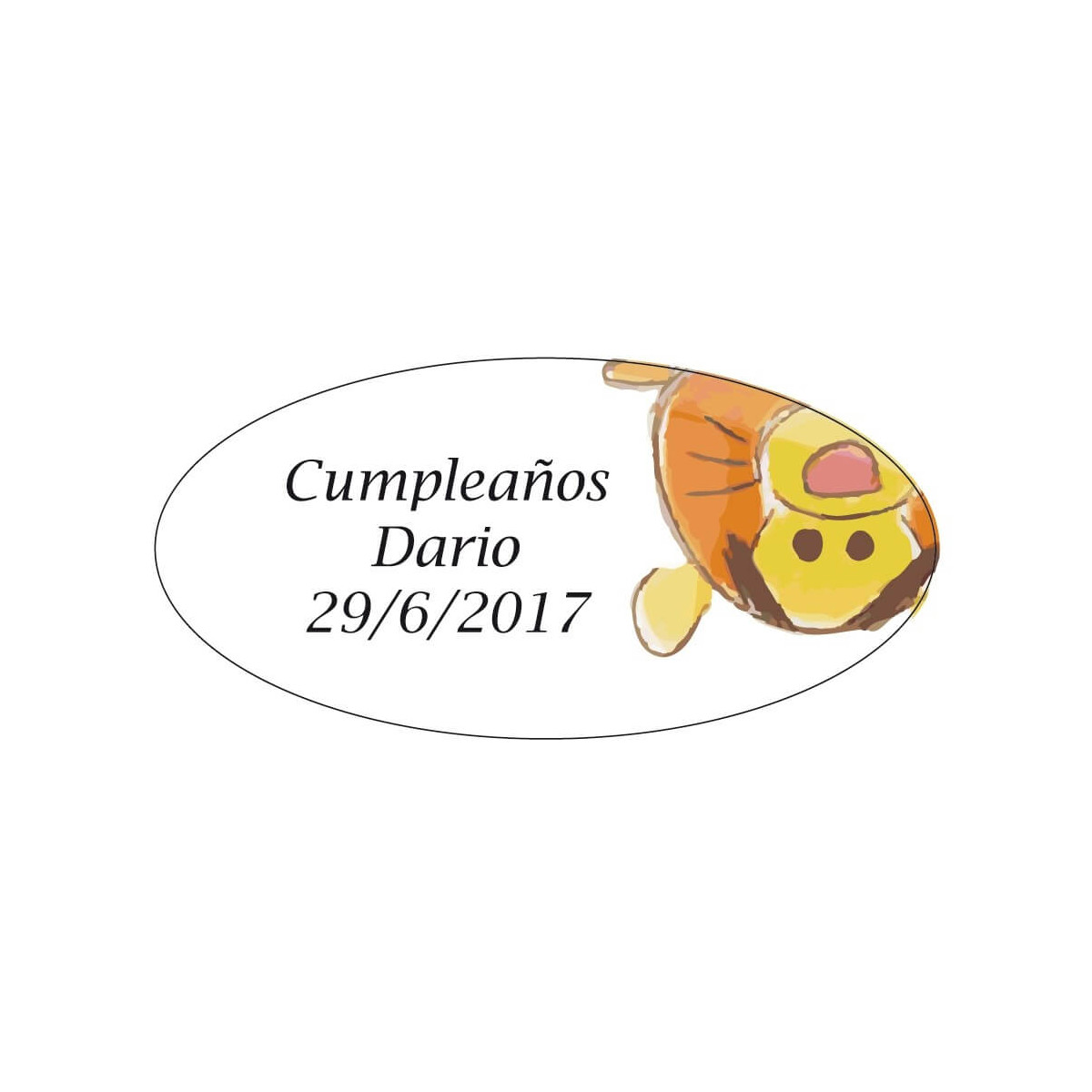 Etichette adesive per bambini