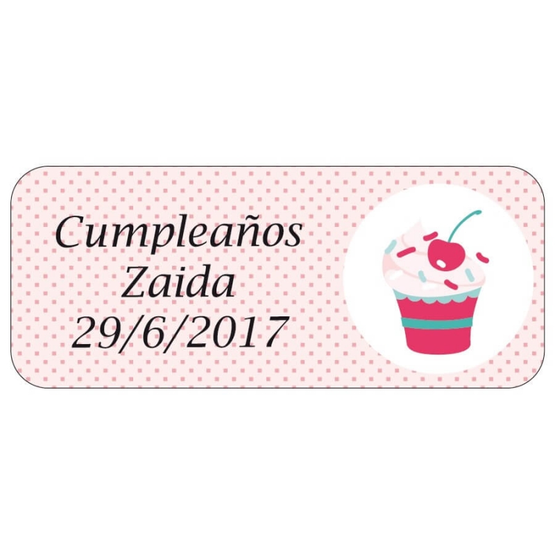 Etichetta di compleanno