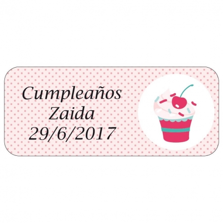 Etichetta di compleanno