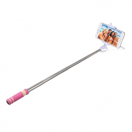 Bastone per selfie rosa