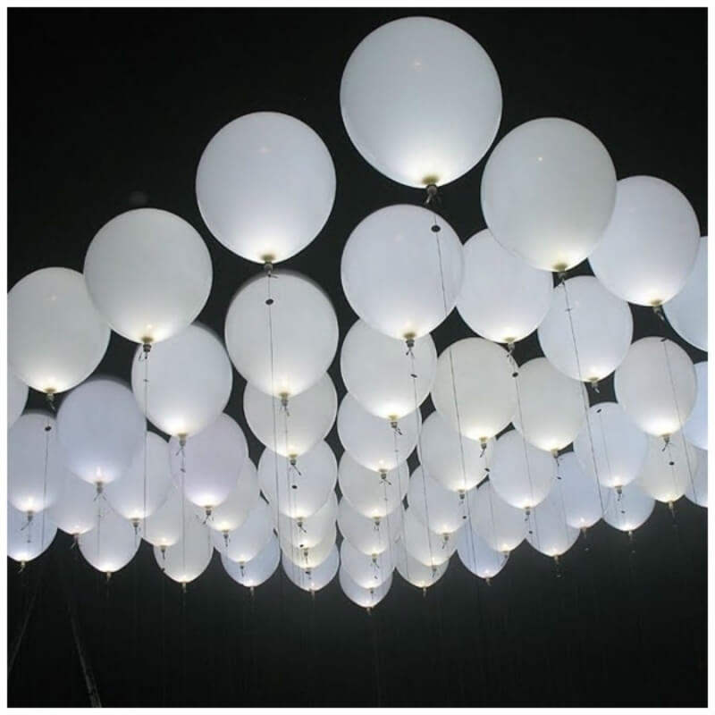 PALLONCINI LED, PALLONCINO LED, PALLONCINI LUMINOSI, PALLONCINI LED  BIANCHI, PALLONCINI LED COLORATI