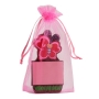 Immagine con taccuino in busta di organza