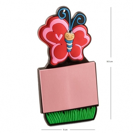 Immagine con taccuino in busta di organza