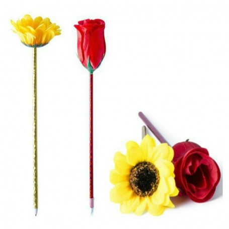 Penna A Sfera Con Fiore