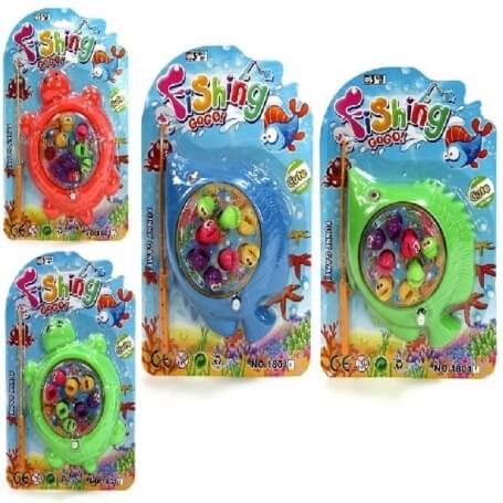 Gioco di Pesca per Bambini con Canne e Pesci Colorati: Dettaglio Ideale per Eventi Infantili