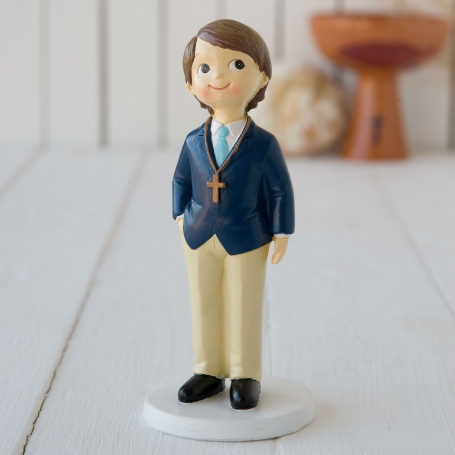 Figura torta comunione bambino economica