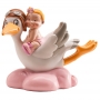 Figura di Cicogna con Bambino Ricordo Speciale per Battesimo o Nascita