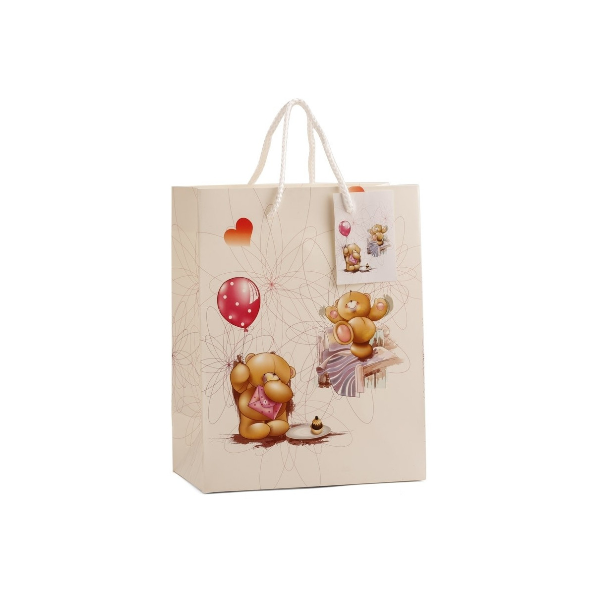 Grande borsa a forma di orso